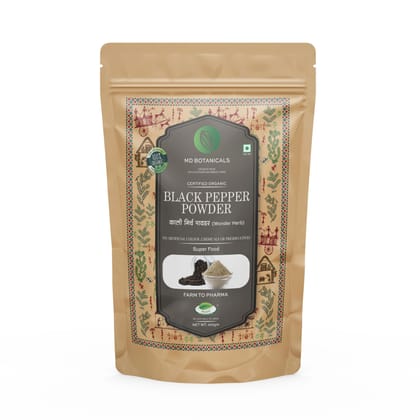 Black Pepper Powder (100gm), Maa Danteshwari Herbal Farm's 100% Natural & Certified Organic Herbs Black Pepper Powder (100gm), Maa Danteshwari Herbal Farm's 100% Natural & Certified Organic Herbs