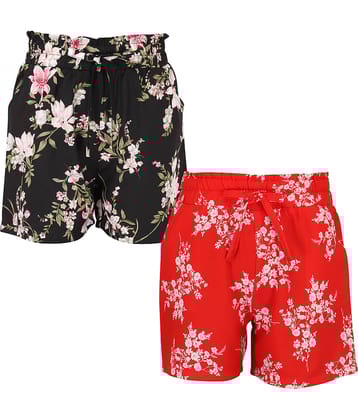 Smart Casual Floral Printed Pair of Shorts