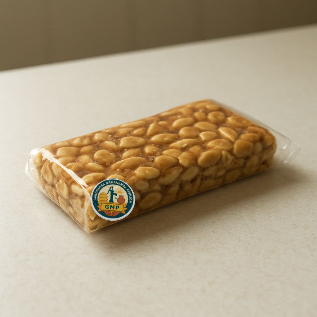 Gandharba Mahananda Pavilion's peanut chikki