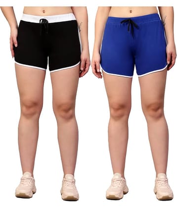 Volex Cotton Hot Pants - Multi Color Pack of 2