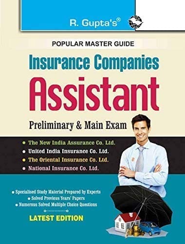 Insurance Companies: Assistant (Preliminary & Main) Exam Guide [Paperback] [Jan 01, 2018] RPH Editorial Board