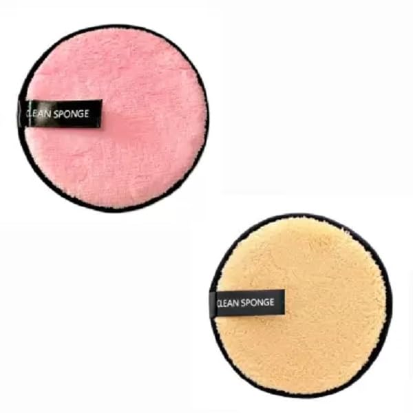 Soft Fiber Makeup Remover Pads, Facial Cleansing Pads for Face Makeup