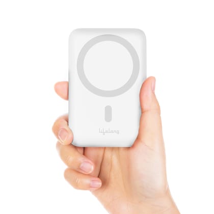 Lifelong Electronics 10000mAh MagSafe Wireless Fast Charging Power Bank for iPhone and All Qi Enabled Phones & Devices | USB Type C 22.5W PD Powerbank | Small Pocket Size | Strong Magnet & Extra Ring Lifelong Electronics 10000mAh MagSafe Wireless Fast Ch Lifelong Electronics 10000mAh MagSafe Wireless Fast Charging Power Bank for iPhone and All Qi Enabled Phones & Devices | USB Type C 22.5W PD Powerbank | Small Pocket Size | Strong Magnet & Extra Ring Lifelong Electronics 10000mAh MagSafe Wireless Fast Ch