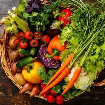 Fresh Vegetable Assorted Basket - 3 kg - One assorted vegetable basket