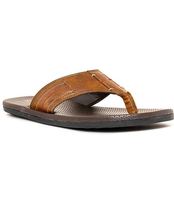 KHADIM Brown Men's Slide Flip Flop