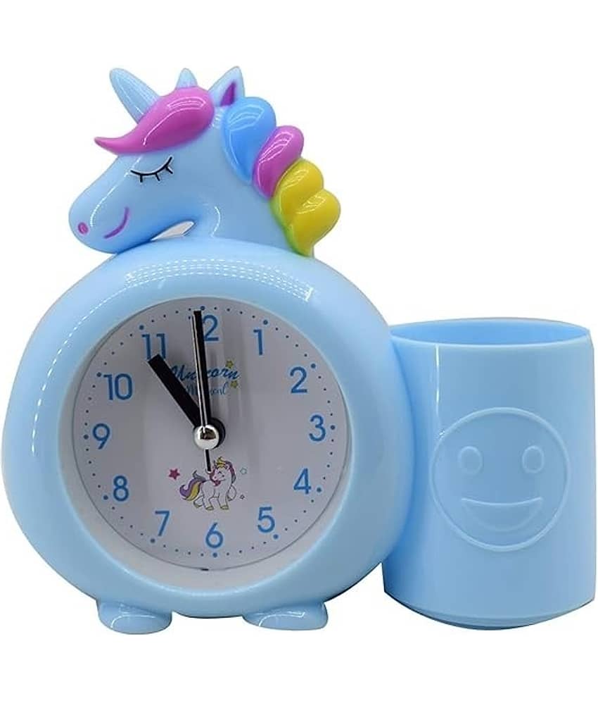 Eclet Analog Plastic Table Clock - Pack of 1