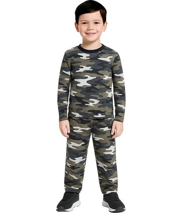 COOLTEES4U Pack of 1 Unisex Cotton T-Shirt & Trackpants Set ( Multicolor )