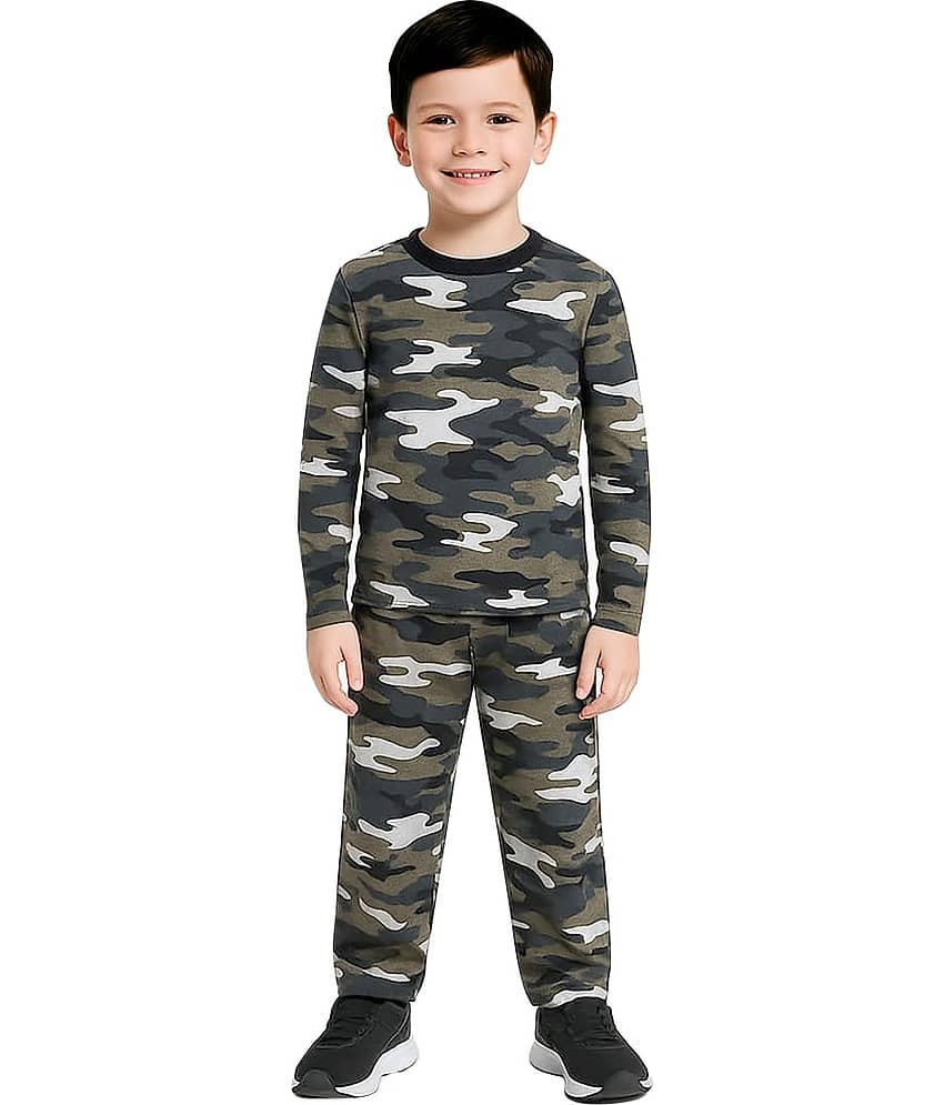 COOLTEES4U Pack of 1 Unisex Cotton T-Shirt & Trackpants Set ( Multicolor )
