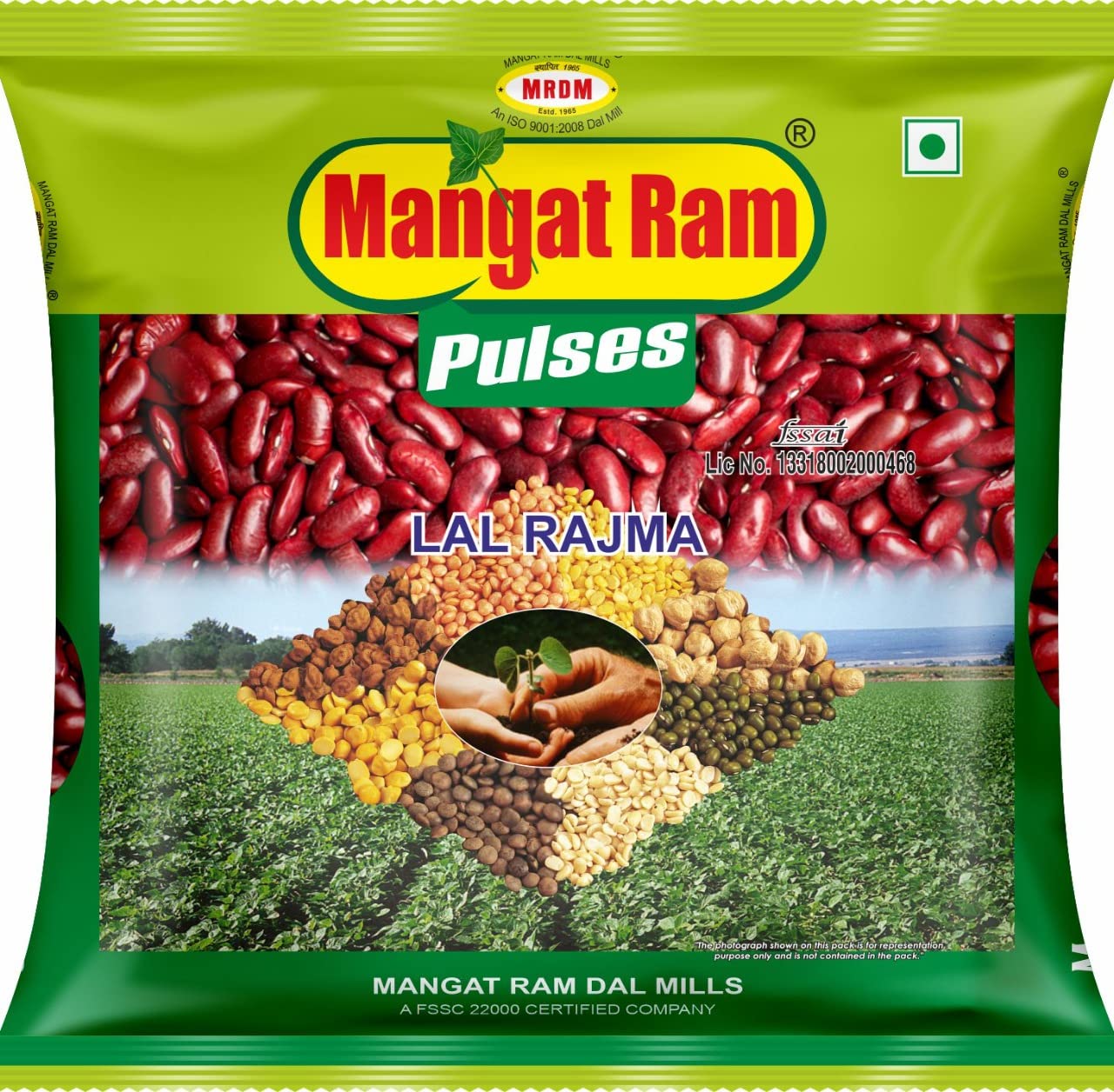 MANGAT RAM Lal Rajma, 500g