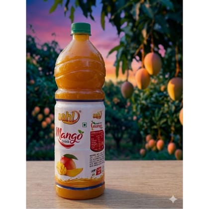 Aah! Mango Drink - 1200 mL - One plastic bottle