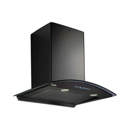 Auto Clean Curved Glass Chimney with Inverter Technology, BLDC Motor 1600 m³/h - 60/76/90cm (6067 AC BL)