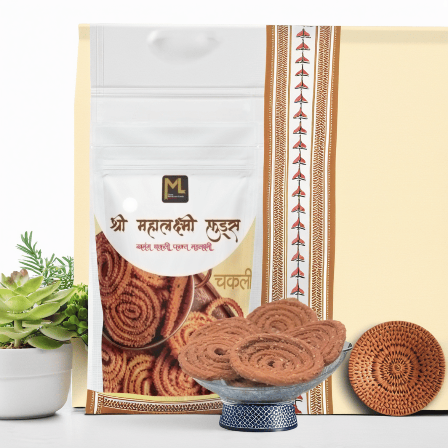 Chakli 250 g Each[22.5X31cm]