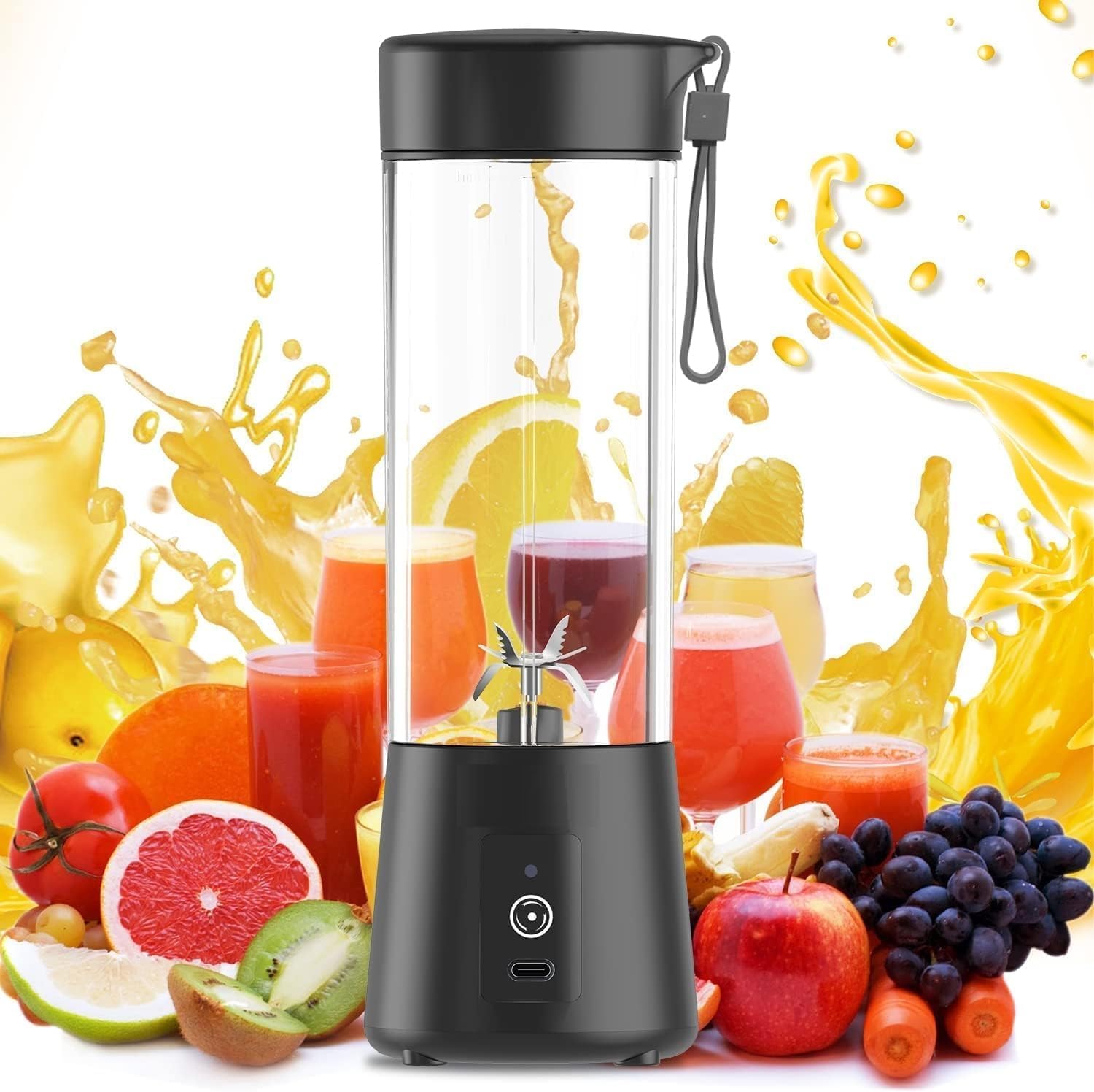 Portable USB Rechargeable Personal Blender – Compact Smoothie & Juice Maker