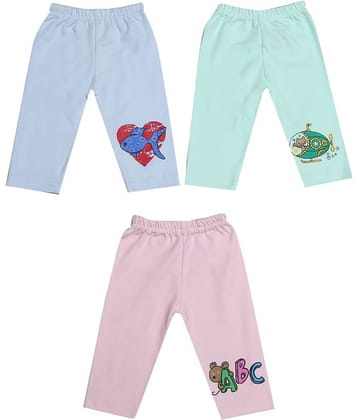 KABOOS Pack of 3 Unisex for Baby Cotton Pyjama ( Multicolor )