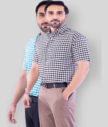 DESHBANDHU DBK - Multicolor Cotton Regular Fit Men's Casual Shirt ( Pack of 2 )