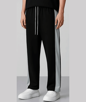 Forbro Black Cotton Blend Men's Trackpants ( Pack of 1 )