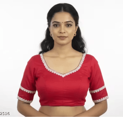 Cotton silk les Design Blouse