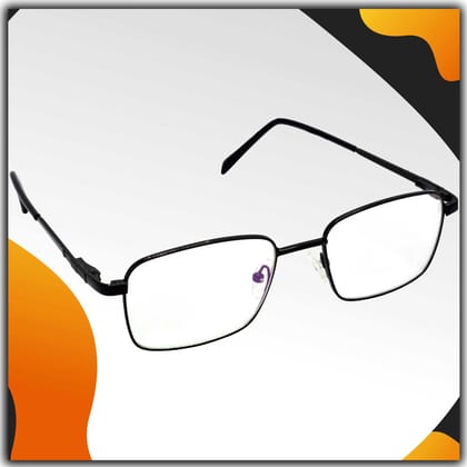 Hrinkar Metal Full Rim Rectangle Spectacles Frames for Men & Women - HFRM19020
