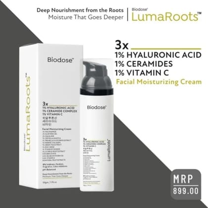 LumaRoots Facial Moisturizing Cream