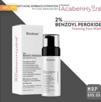 AcabenHydra Foaming Facewash