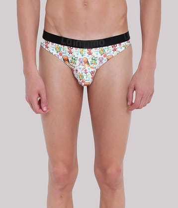 La Intimo Pack of 1 Polyester Briefs For Men's ( Multicolor )