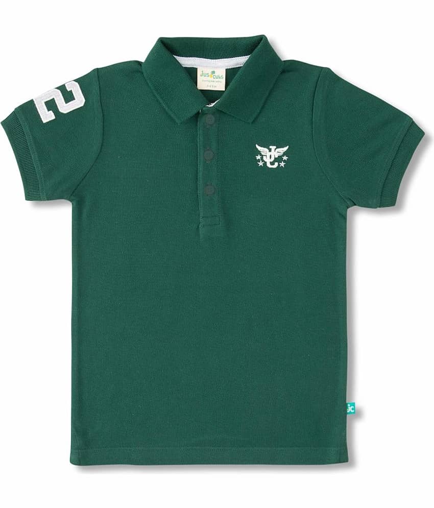 Juscubs Pack of 1 Boys Cotton Blend T-Shirt ( Olive Green )