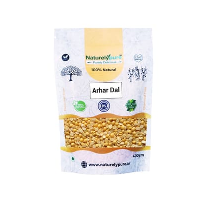 NATURELYPURE ARHAR DAL 400 GM