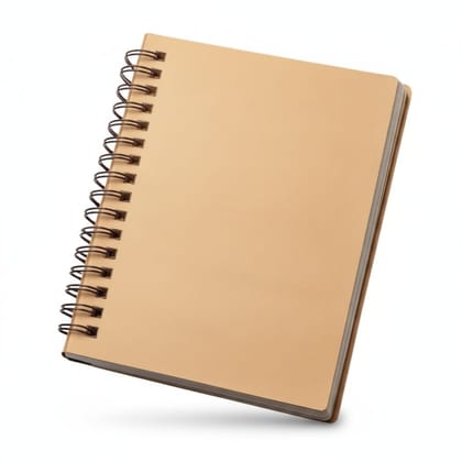 Kraft Paper Spiral Notebook