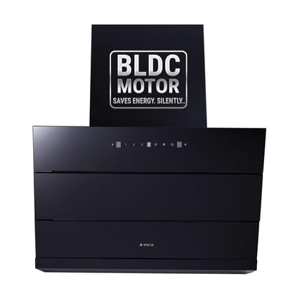 Elica 75cm 1650 m3/hr BLDC Filterless Autoclean Kitchen Chimney with 15 Years Motor & 5 Years Comprehensive Warranty | EFL 3V 751 BLDC HAC LTW MS NERO | Black | Touch + Motion Sensor Control Elica 75cm 1650 m3/hr BLDC Filterless Autoclean Kitchen Chimney