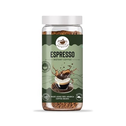 Brewstar Espresso Premium Instant Roast and Ground Coffee 100gm
