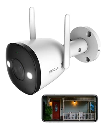 Imou 5MP High Definition Outdoor Security Bullet CCTV Camera, Color Night Vision, Human Detection, Up to 512GB SD Card, IP67, Spotlight, Audio Recording, WiFi & Ethernet Connection Imou 5MP High Definition Outdoor Security Bullet CCTV Camera, Color Night Vision, Human Detection, Up to 512GB SD Card, IP67, Spotlight, Audio Recording, WiFi & Ethernet Connection