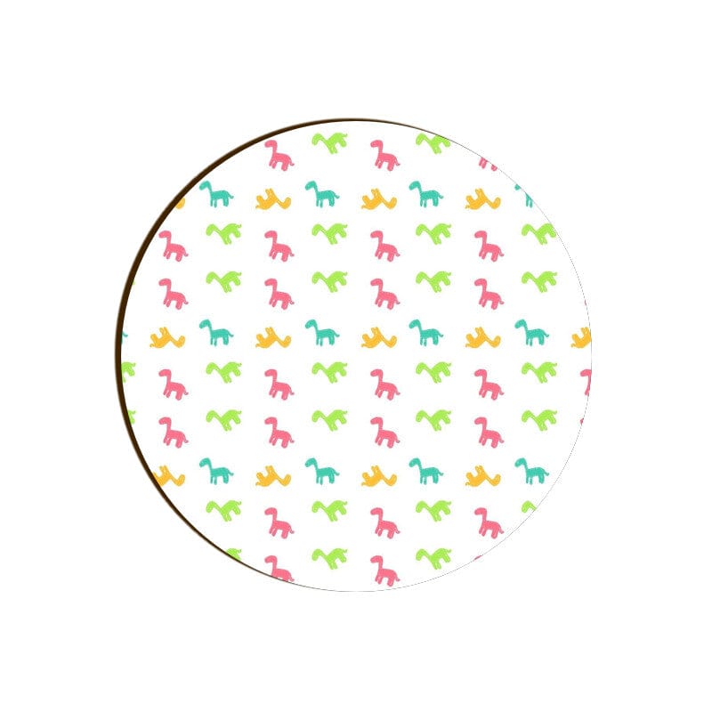 Dino Be Mine-O Round Coaster
