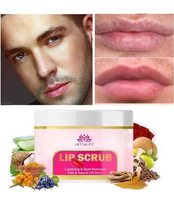 Intimify Lip Scrub, Lip Plumper Gel, Glossy & Shiny Lip Gloss, Lip Balm Women 25 gms
