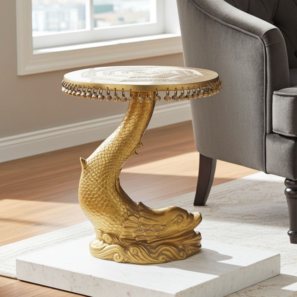 Brass Stool for God Idol - Traditional Home Temple Stand, Height : 20 Inch (BSMAS501 B)
