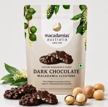 Dark Chocolate Macadamia Clusters