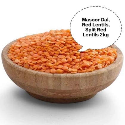 Masoor Dal, Red Lentils, Split Red Lentils, Dhuli Masoor Dal, Malka Masoor 2kg Masoor Dal, Red Lentils, Split Red Lentils, Dhuli Masoor Dal, Malka Masoor 2kg