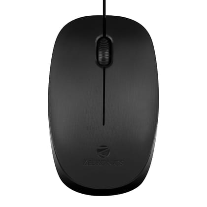 Zebronics Zeb-Power Wired Mouse - Black 