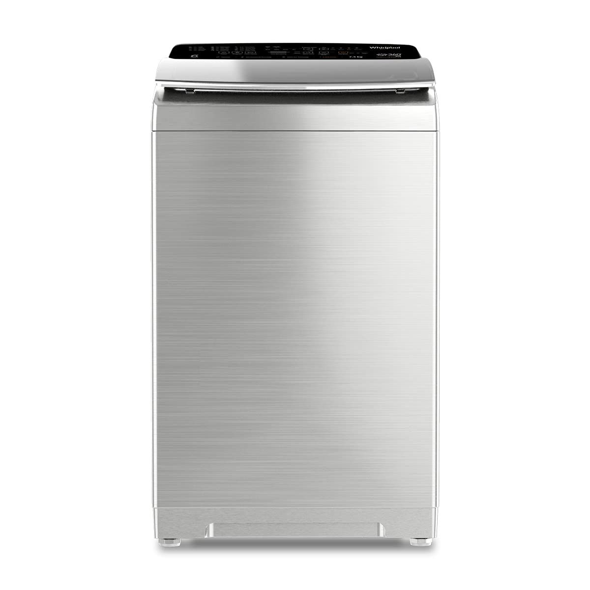 Whirlpool 7.5 kg 5 Star Inverter Fully-Automatic Top Loading Washing Machine with In-Built Heater, (360 Bloomwash PRO INV 7.5 Heater Cool Illusia) Whirlpool 7.5 kg 5 Star Inverter Fully-Automatic Top Loading Washing Machine with In-Built Heater, (360 Blo