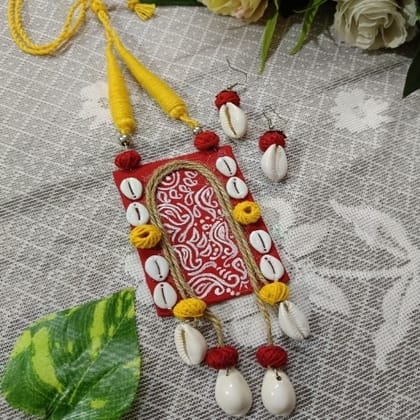 Handmade Necklace Set With Earrings Set