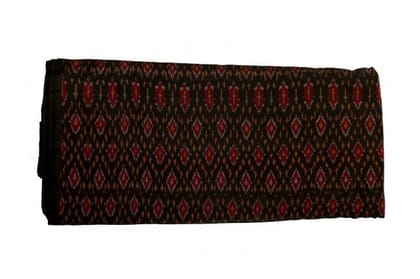 Cotton Silk Running Fabric Standard Size Black (2.5 Meters)