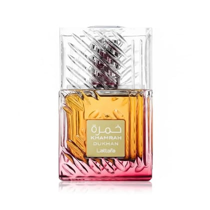 Lattafa Khamrah Dukhan | Long Lasting Perfume For Man & Perfume for Woman | EDP 100ml | Citrus, Warm Spicy, Patchouli Premium Fragrance