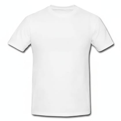 Classic White Crew Neck T-Shirt