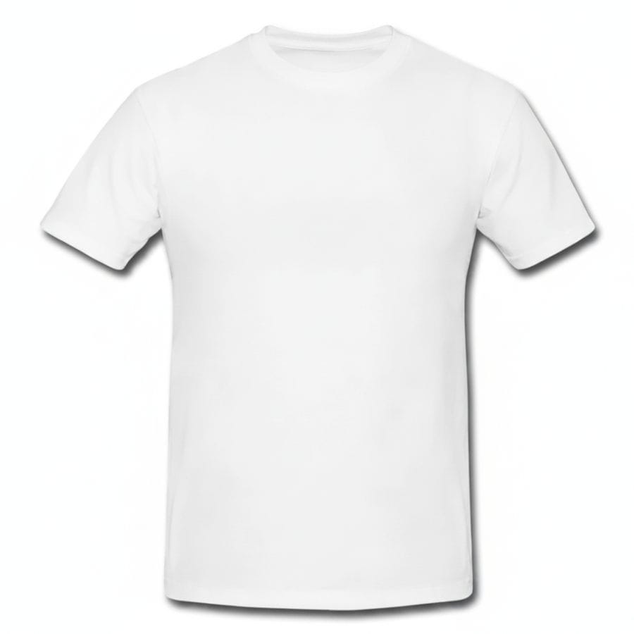 Classic White Crew Neck T-Shirt