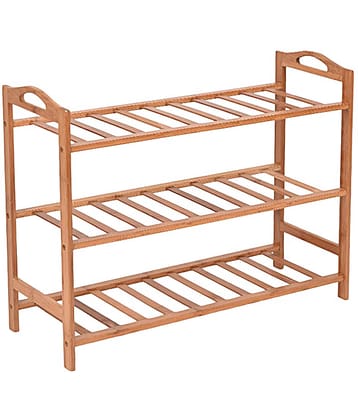 Shopper52 Wooden 3 Tier Shoe Rack