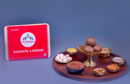 Desi Mitahara's 's Nachani Ladoo - Made with Ragi, Jaggery & Cow Ghee - Traditional Indian Sweet - Healthy, Nutritious Snack - 480g Pack - No Artificial Colours - Suitable for All Ages Desi Mitahara's 's Nachani Ladoo - Made with Ragi, Jaggery & Cow Ghee - Traditional Indian Sweet - Healthy, Nutritious Snack - 480g Pack - No Artificial Colours - Suitable for All Ages