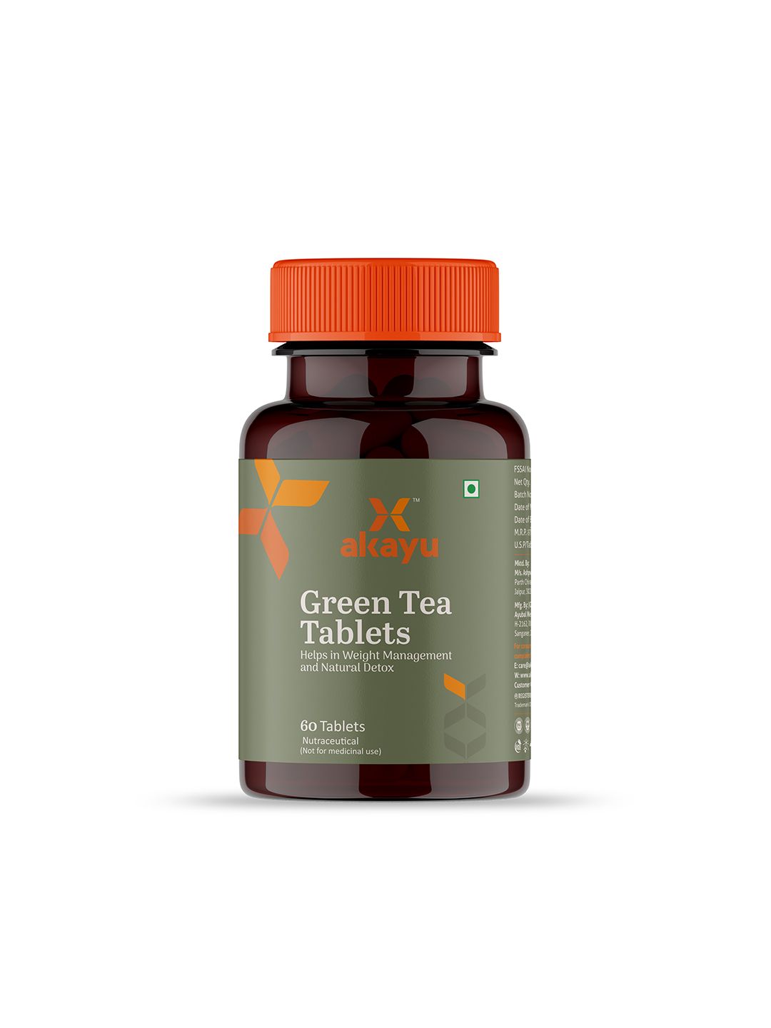 Akayu Green Tea Tablets – Herbal Drink Detox & Weight Care
