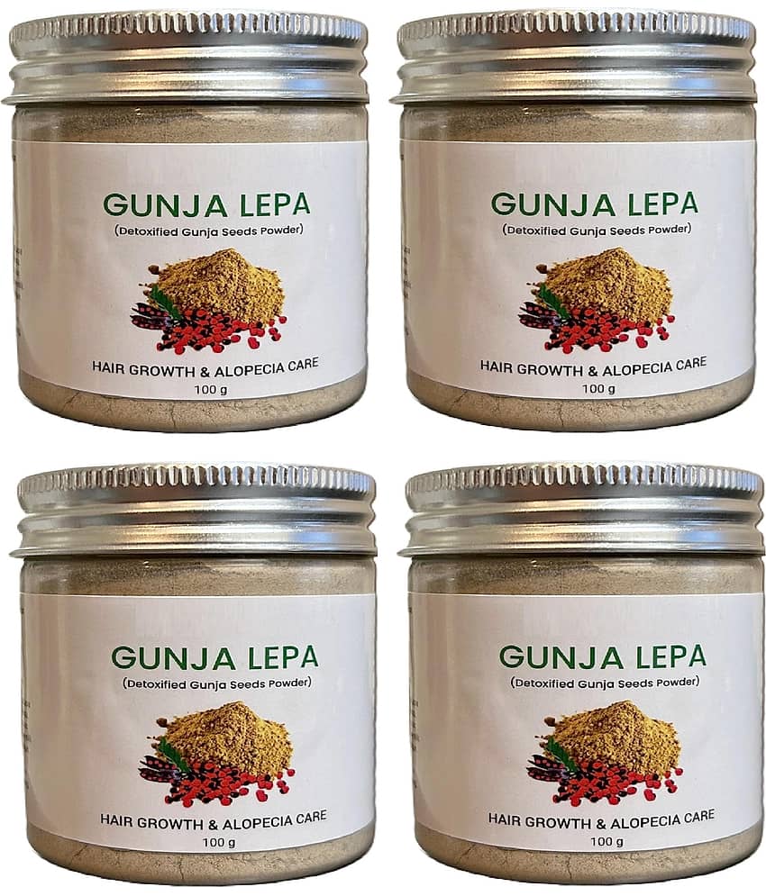 Oilanic Hair Growth Powder Gunja Lepa Powder 100 gm Pack of 4