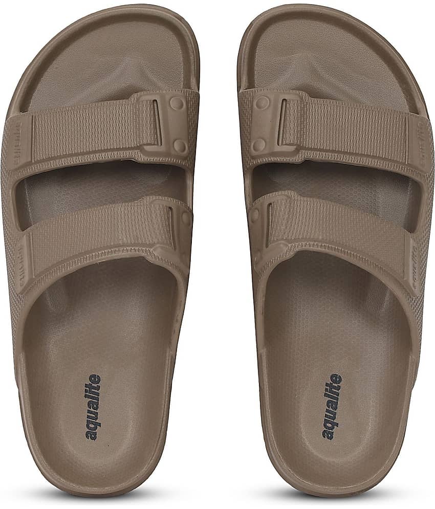 Aqualite Brown Men's Slide Flip Flop