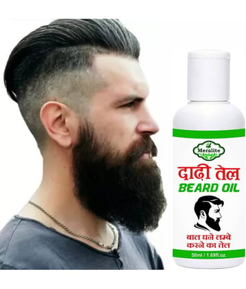 MERALITE - 50mL Promotes Beard Growth Beard Oil ( Pack of 1 )