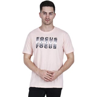 Life Dream Mens Cotton Printed T-Shirt Regular Fit, Round Neck